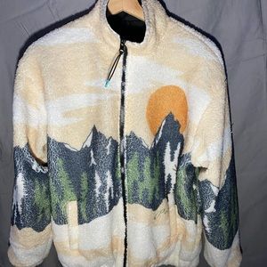 Custom Print Reversible Textile Jacket